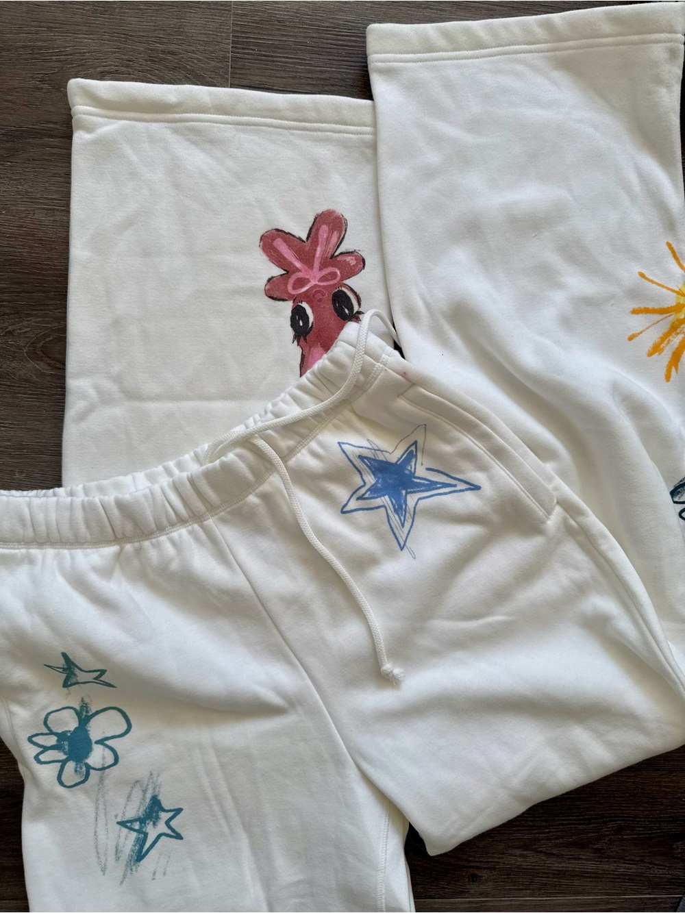 SKIMS Marble Happy Bunny Sweatpants